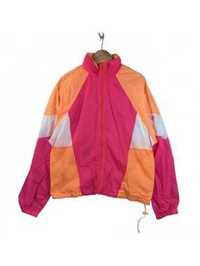 Vintage Nike Neon Colorblock Windbreaker Womens Large